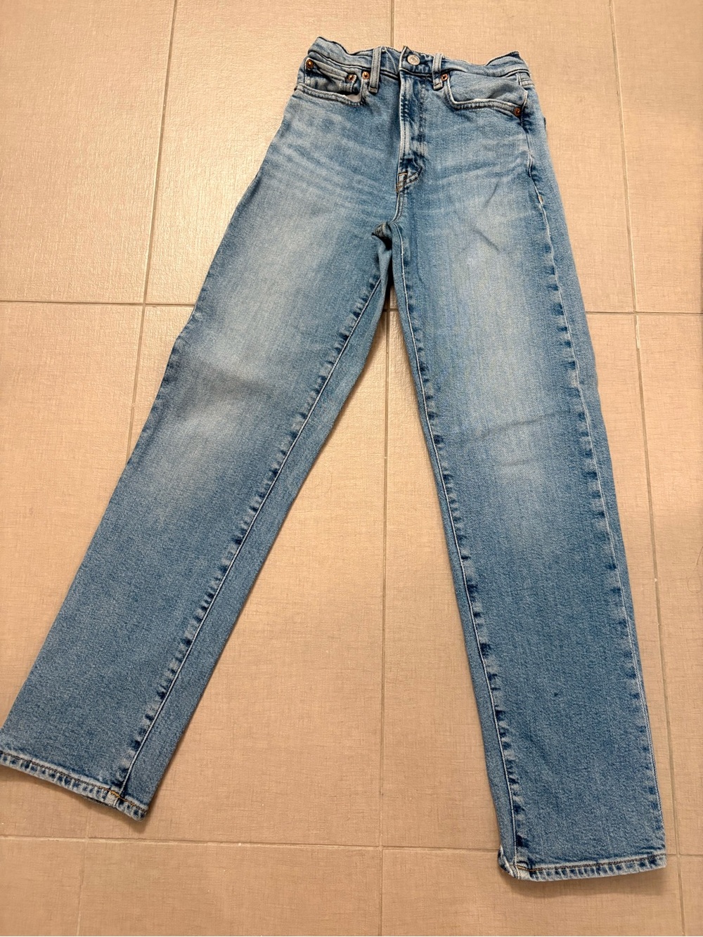 Buck Mason Light Wash Rider Jeans